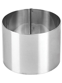 Кольцо кондитерское;сталь нерж.;D=8,H=6см