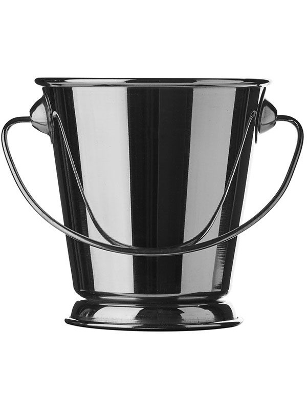 Ведро для картофеля фри «Ведро»;сталь нерж.;165мл;D=7,H=7,L=7,B=5см