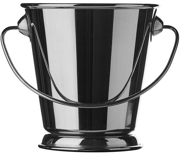 Ведро для картофеля фри «Ведро»;сталь нерж.;330мл;D=9/7,H=9см