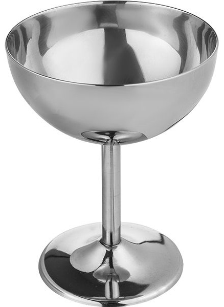 Креманка «Проотель»;сталь нерж.;250мл;D=10,H=13см;металлич.