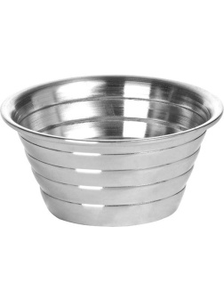 Стильный соусник из нержавеющей стали - 60 мл.