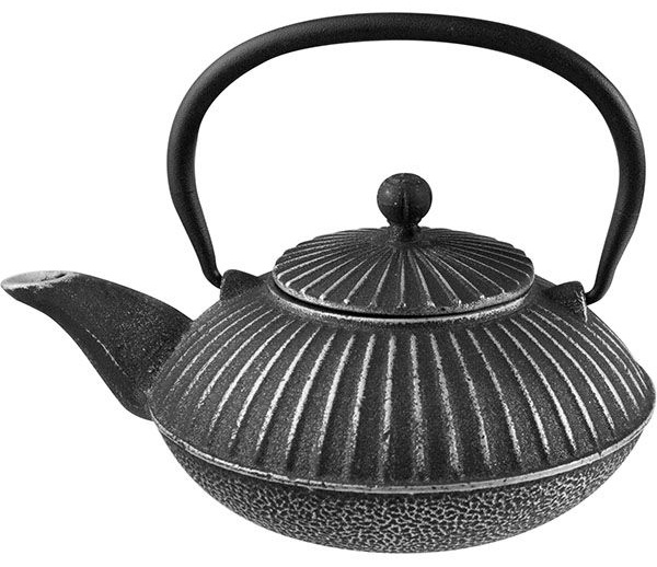 Чайник заварочный;чугун;0,72л;D=82,H=93,L=215мм;черный