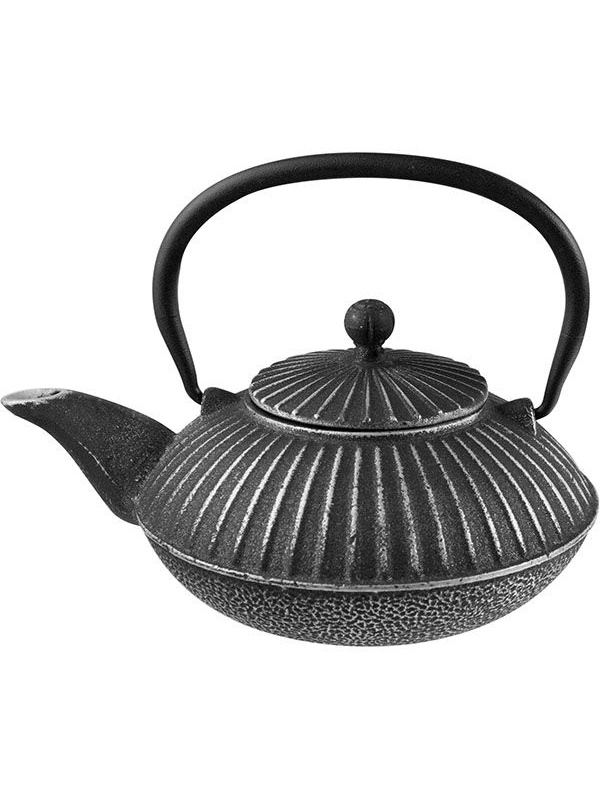 Чайник заварочный;чугун;0,72л;D=82,H=93,L=215мм;черный
