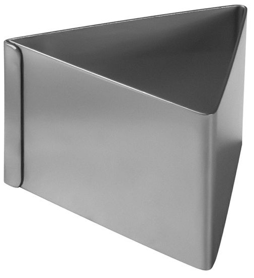 Форма кондитерская «Треугольник»;сталь нерж.;,H=45,L=70,B=70мм;металлич.