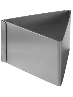 Форма кондитерская «Треугольник»;сталь нерж.;,H=45,L=70,B=70мм;металлич.