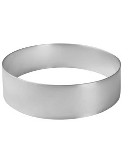 Кольцо кондитерское «Проотель»;алюмин.;D=16,H=5см;металлич.