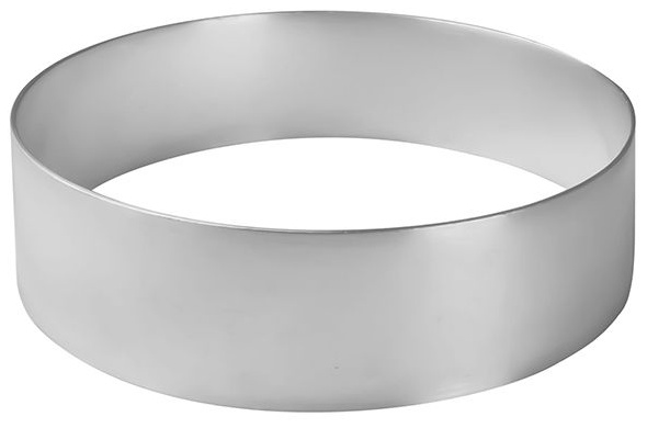 Кольцо кондитерское «Проотель»;алюмин.;D=20,H=5см;металлич.