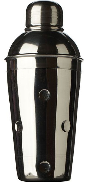 Шейкер европейский «Пробар»;сталь нерж.;0,6л;D=87,H=205мм;серебрист.