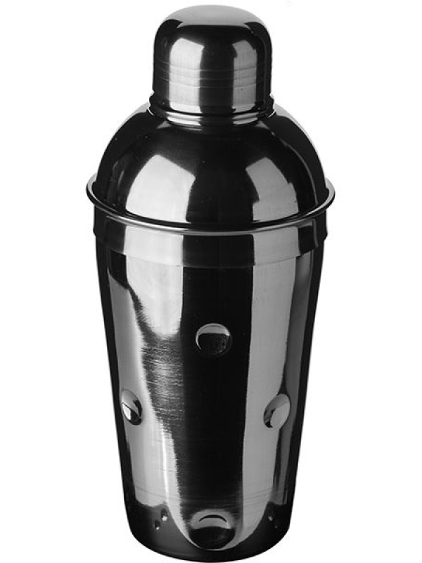 Шейкер европейский «Пробар»;сталь нерж.;0,6л;D=87,H=205мм;серебрист.