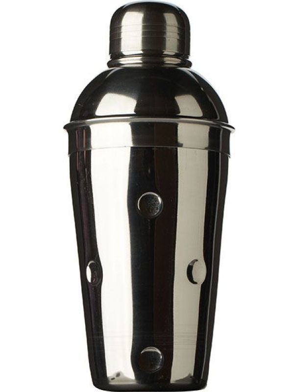 Шейкер европейский «Пробар»;сталь нерж.;0,6л;D=87,H=205мм;серебрист.