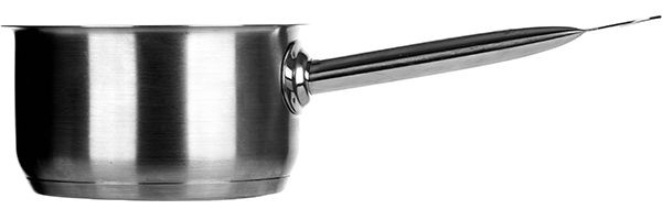 Сотейник;сталь нерж.;1,5л;D=16,H=9см;металлич.
