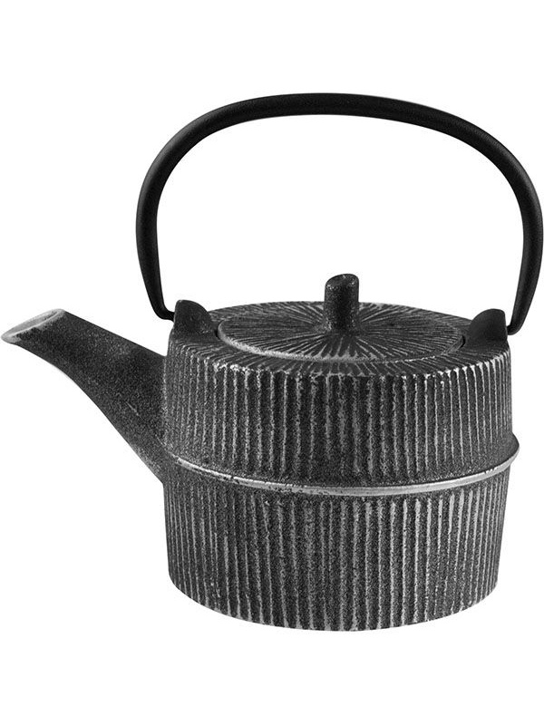 Чайник заварочный;чугун;0,75л;D=84,H=100,L=175мм;черный