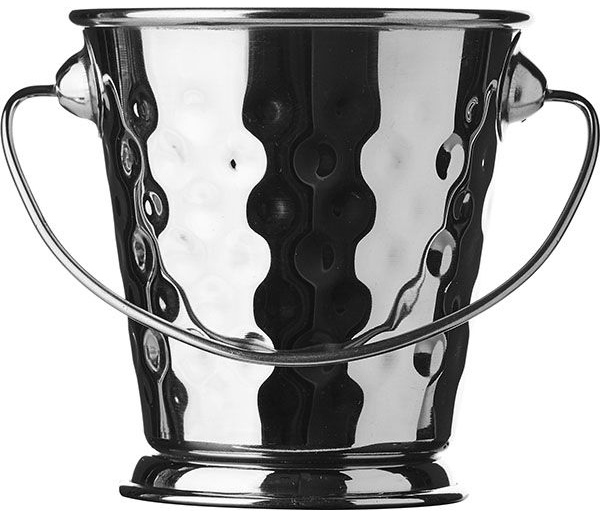 Ведро для картофеля фри «Ведро»;сталь нерж.;330мл;D=6,H=9,L=9см