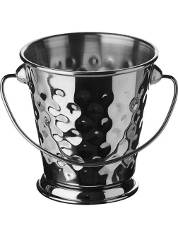 Ведро для картофеля фри «Ведро»;сталь нерж.;330мл;D=6,H=9,L=9см