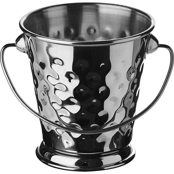 Ведро для картофеля фри «Ведро»;сталь нерж.;0,9л;D=10,H=12,L=12см