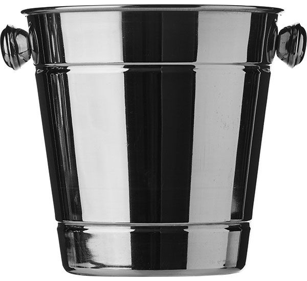 Емкость для льда «Проотель»;сталь нерж.;1,5л;D=14/9,H=13см;металлич.