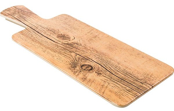 Блюдо для подачи;пластик;,H=16,L=370,B=140мм;св.бежев.