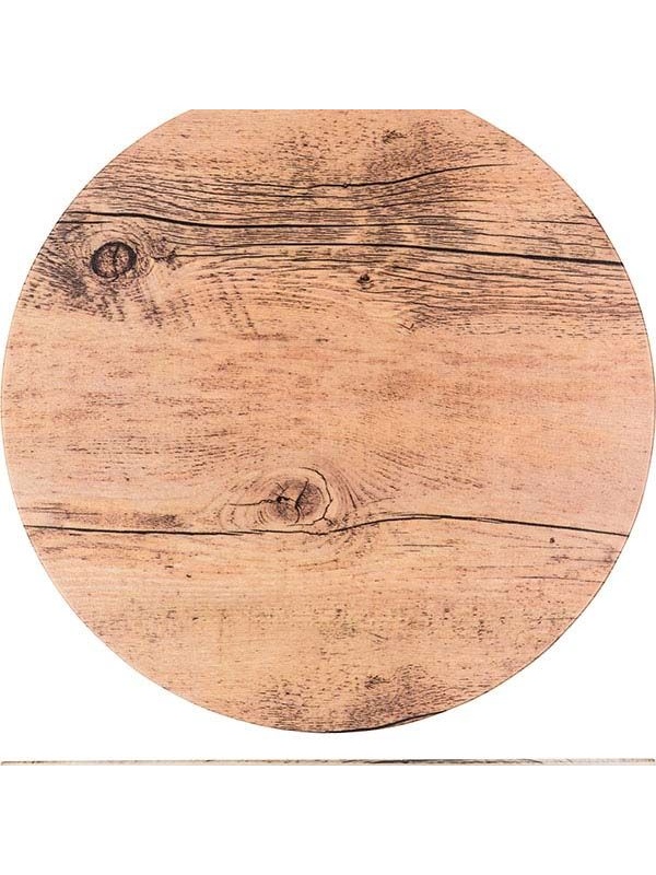 Блюдо для подачи;пластик;D=305,H=15мм;бежев.