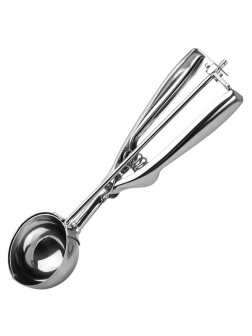 Ложка для мороженого с механизмом «Проотель»;сталь нерж.;D=55,H=420,L=500,B=240мм;металлич.