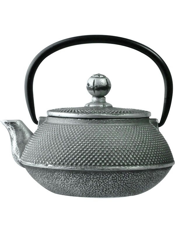 Чайник заварочный с ситом;чугун;0,65л;D=70,H=94,L=145мм;серый