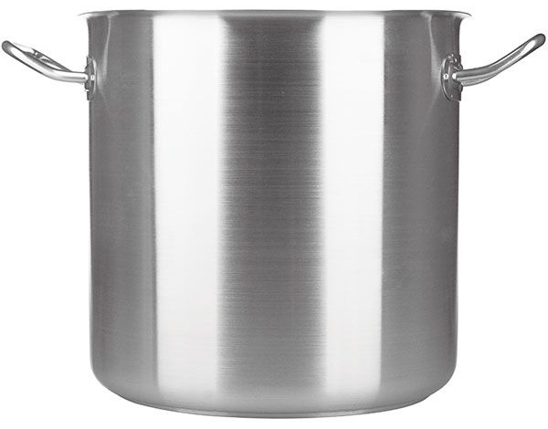 Кастрюля без крышки дно-сэндвич;сталь нерж.;10,75л;D=24,H=24см;металлич.