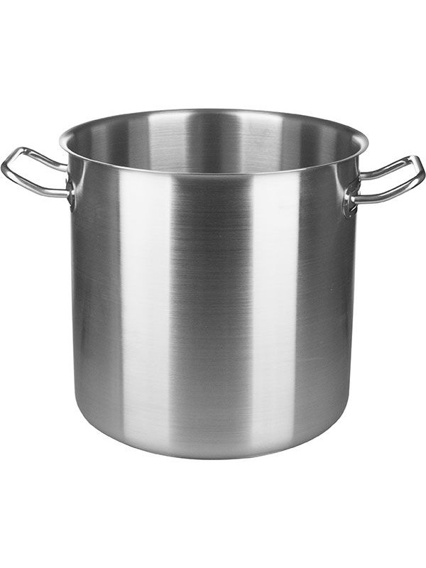 Кастрюля без крышки дно-сэндвич;сталь нерж.;10,75л;D=24,H=24см;металлич.