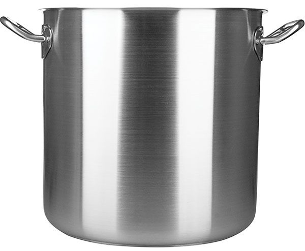 Кастрюля-котел б/крышки дно-сэндвич;сталь нерж.;50,25л;D=40,H=40см;металлич.