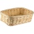 Корзина плетеная для хлеба прямоугольная;полиротанг;,H=7,L=22,B=15см;бежев.