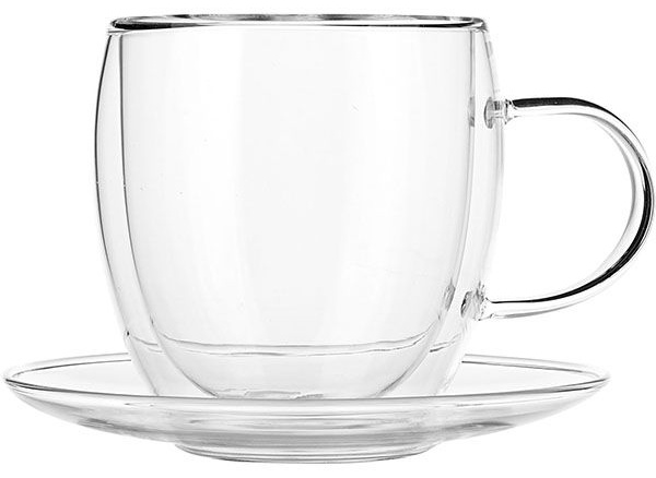 Чайная пара «Проотель» из термостойкого стекла