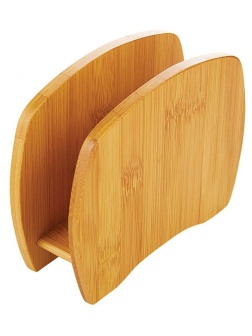 Бамбуковая салфетница (11,6х15х5 см)