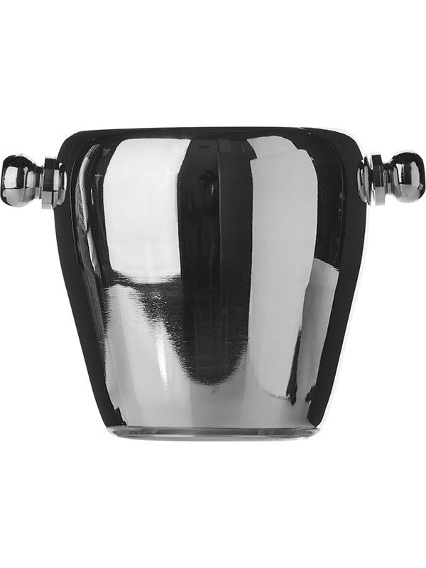 Емкость для льда «Проотель»;сталь нерж.;0,95л;D=11/9,H=11см;металлич.