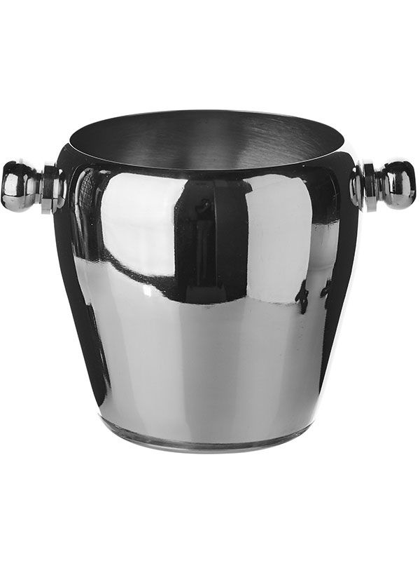 Емкость для льда «Проотель»;сталь нерж.;0,95л;D=11/9,H=11см;металлич.