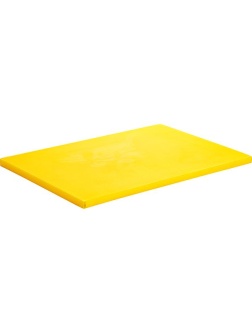 Доска разделочная;пластик;,H=18,L=500,B=350мм;желт.