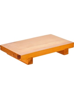 Блюдо для суши;сосна;,H=50,L=275,B=165мм;св. дерево