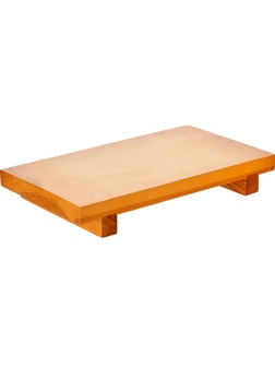 Блюдо для суши;сосна;,H=5,L=33,B=19см;св. дерево