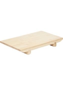 Блюдо для суши;сосна;,H=3,L=25,B=15см;св. дерево