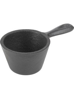 Кокотница «Эмбер Каст Мэтт»;чугун;80мл;D=6,H=4см;черный