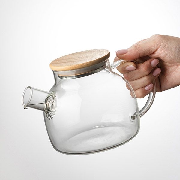 Заварочный чайник «Проотель» из термостойкого стекла (объем 1 л)