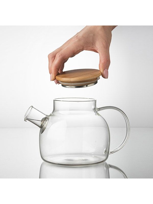 Заварочный чайник «Проотель» из термостойкого стекла (объем 1 л)