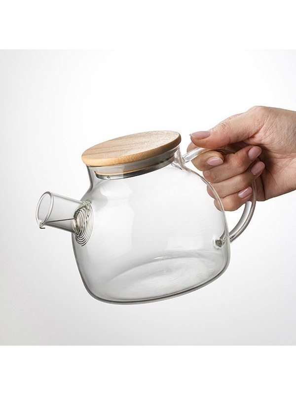 Заварочный чайник «Проотель» из термостойкого стекла (объем 1 л)