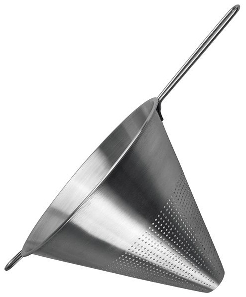 Дуршлаг конический «Проотель»;сталь нерж.;D=24,H=23,L=44,B=32см;металлич.