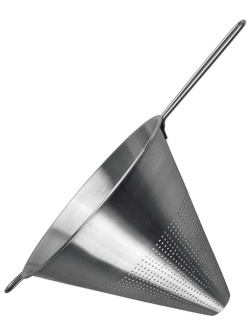 Дуршлаг конический «Проотель»;сталь нерж.;D=24,H=23,L=44,B=32см;металлич.