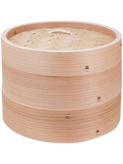 Паровое лукошко димсам;сосна;D=18,H=13,5см;бежев.