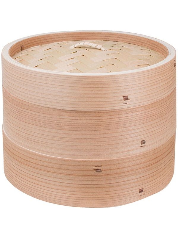 Паровое лукошко димсам;сосна;D=21,H=15см;бежев.