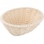 Корзина плетеная для хлеба овальная;полиротанг;,H=80,L=230,B=185мм;бежев.