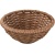 Корзина плетеная для хлеба;полиротанг;D=18/7,H=7см;коричнев.