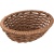 Корзина плетеная для хлеба овальная;полиротанг;,H=65,L=185,B=145мм;коричнев.