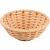 Корзина плетеная для хлеба;полиротанг;D=23/8,H=8см;золотой