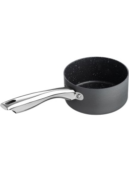 Сотейник «Уитфорд»;алюм.литой,сталь нерж.;1л;D=14,H=7см;граф.,черный