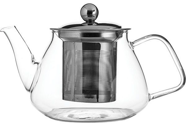 Чайник заварочный «Проотель»;термост.стекло;0,6л;D=75,H=115,L=185мм